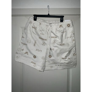 Jordan Flight Heritage Premium Men's Shorts Tan Size Large